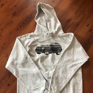 Hooded Sweatshirt Land Rover.  Size Small.  NWOT